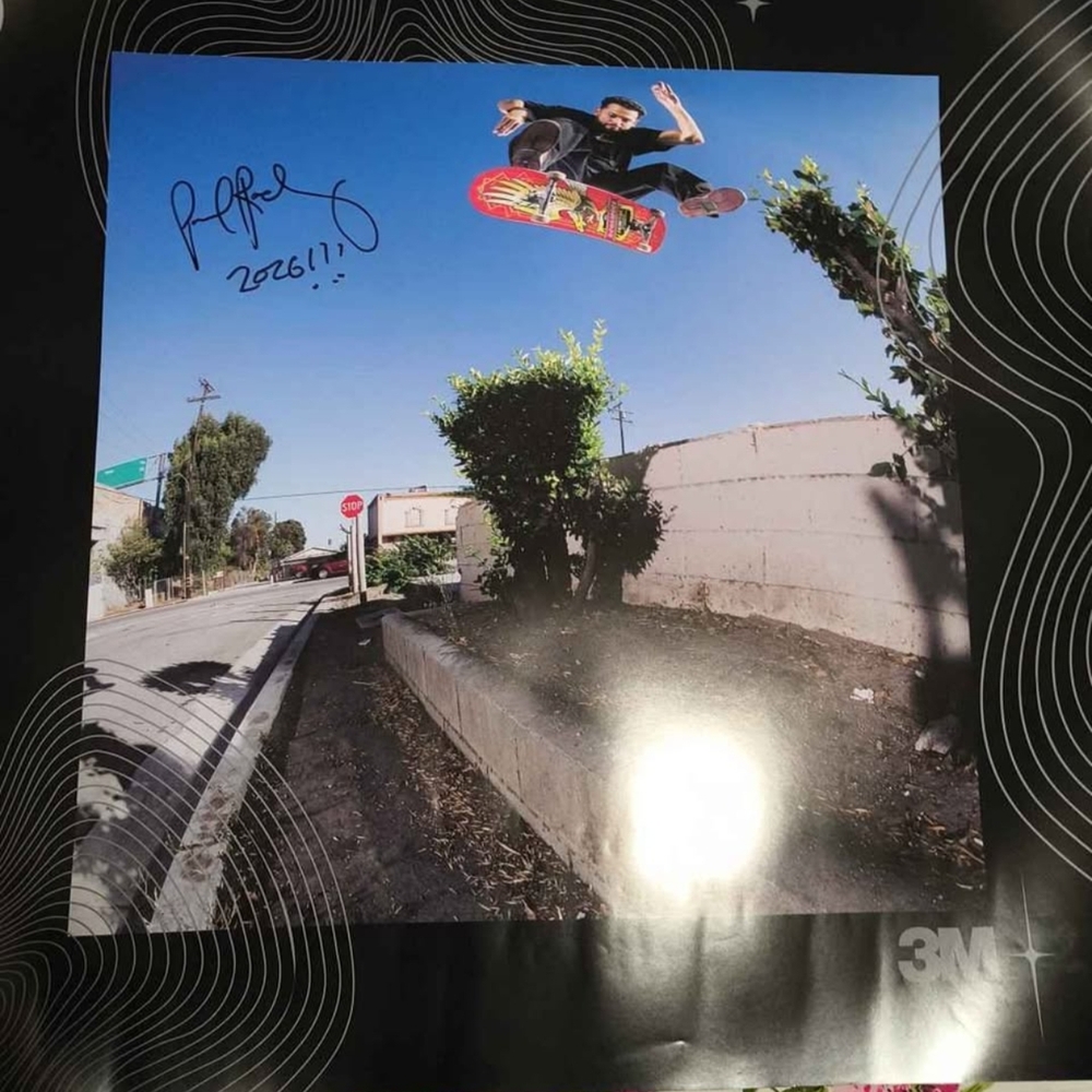 Signed Primitive Poster, Signed By Paul (P-Rod) Rodriguez